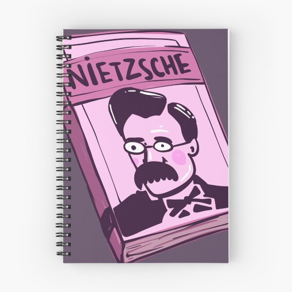 Item preview, Nietzsche pink book philosophy designed and sold by sianelliot.