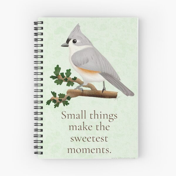 Item preview, Small Things Make the Sweetest Moments Art with Bird designed and sold by AmySevArts.