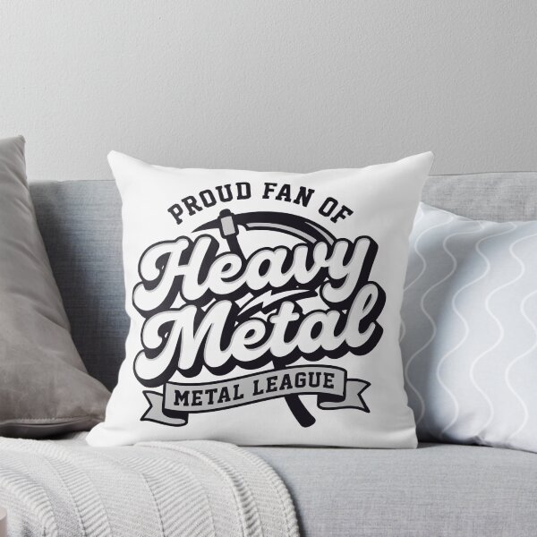 Item preview, Heavy Metal Retro Script Design – Vintage Metal League Proud Fan Aesthetic designed and sold by Cozy-Old-Pub.
