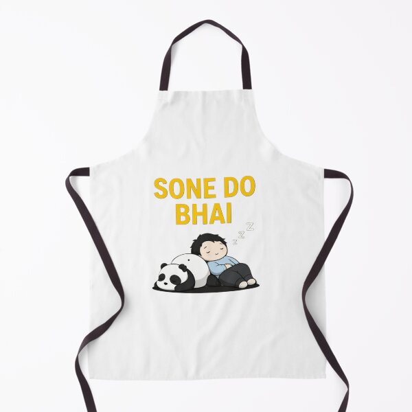 Item preview, Sone Do Bhai Funny Hindi Sleeping Shirt | Lazy Mood Desi Meme Cute Panda Design designed and sold by Aedition.