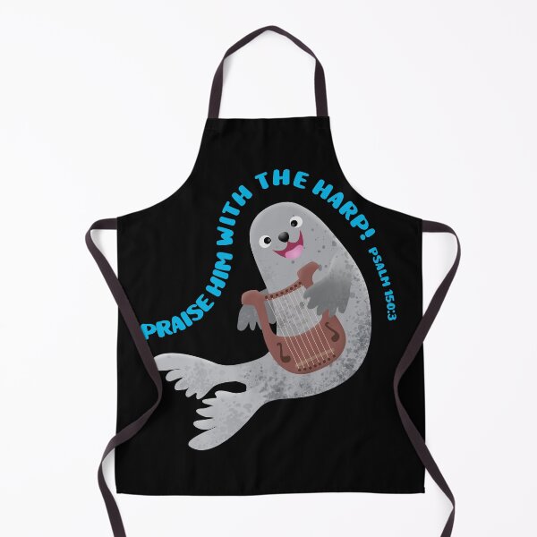 Item preview, Cute harp seal praise bible verse christian design psalm 150 designed and sold by FrogFactory.