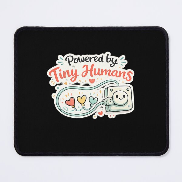 Item preview, Powered by Tiny Humans Funny Mom Minimal Line Art Mother’s Day Shirt designed and sold by Line-Mood1⭐️⭐️⭐️⭐️⭐️.
