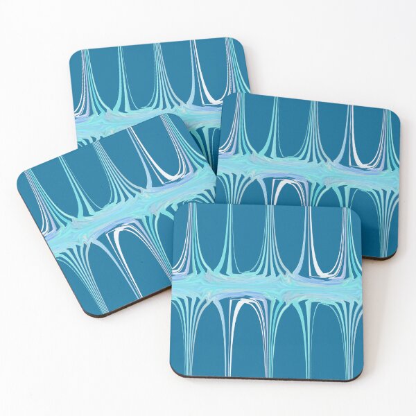 Item preview, Blue Marble Abstract Stripes  designed and sold by JaygiesDesign.