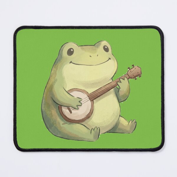 Item preview, Happy Frog Playing a Banjo designed and sold by shellle in the ocean.