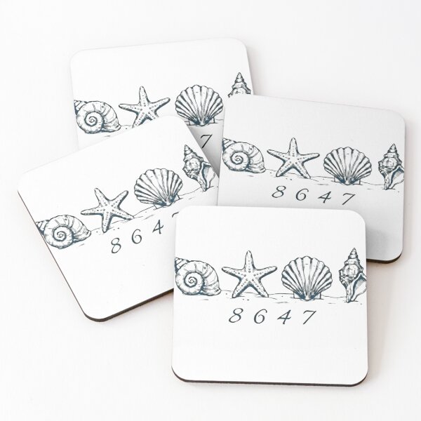Item preview, Vintage Hand-Drawn Sea Shells and Starfish Beach Art designed and sold by haitrieuic96.