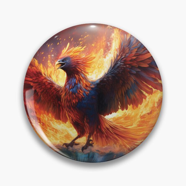 Item preview, Epic Phoenix Rising from Fire Ocean designed and sold by MDKey DESIGN.