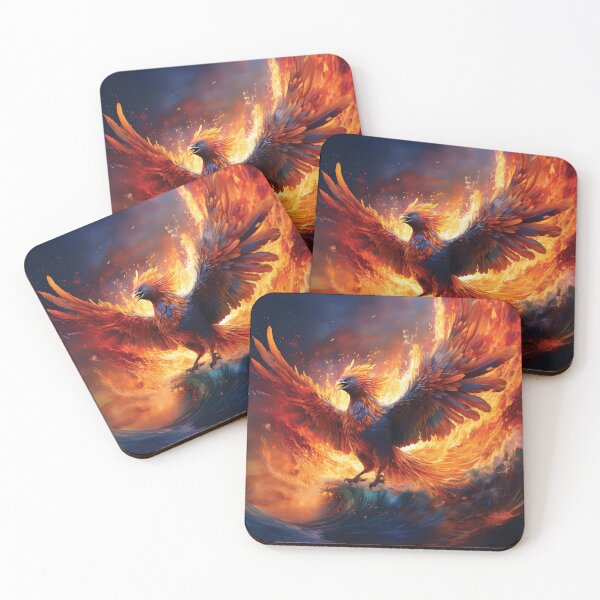 Item preview, Epic Phoenix Rising from Fire Ocean designed and sold by MDKey DESIGN.