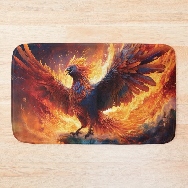 Item preview, Epic Phoenix Rising from Fire Ocean designed and sold by MDKey DESIGN.