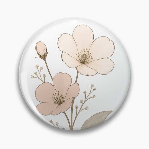 Item preview, Minimal Flower design designed and sold by Blushbomb.