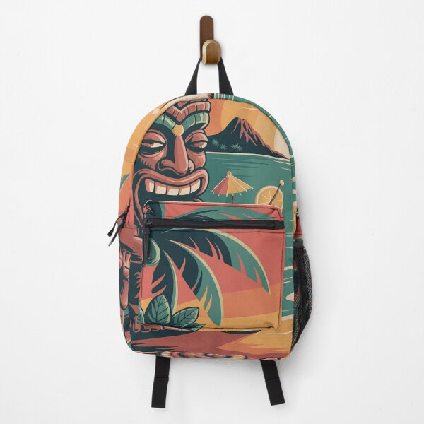 Item preview, Vintage Tiki Bar Sunset Mid-Century Modern Tropical designed and sold by Tamas Das.