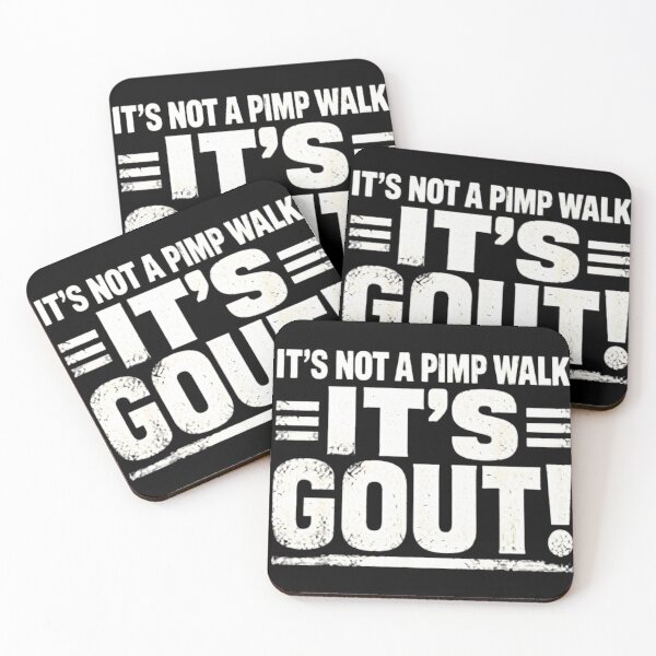 Item preview, It's Not A Pimp Walk It's Gout Funny Sarcastic Medical Humor designed and sold by haitrieuic96.