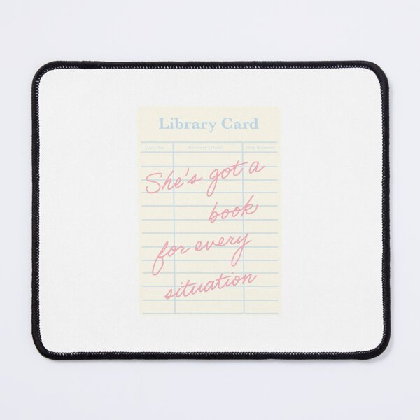 Item preview, She's Got A Book For Every Situation Card designed and sold by evereads.