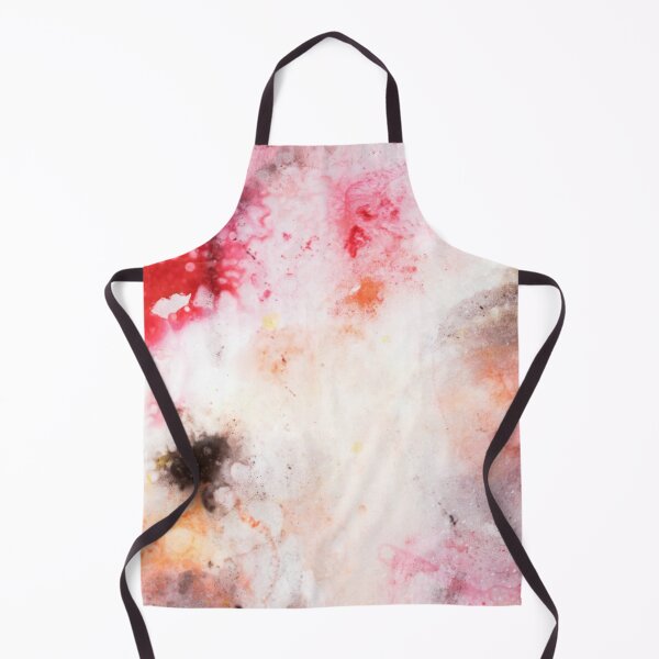 Item preview, Pink, yellow and white watercolor bubbles and flows bright colorful modern designed and sold by TanalyFlowers.