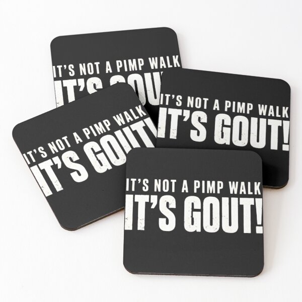 Item preview, It's Not A Pimp Walk It's Gout Funny Sarcastic Medical Humor designed and sold by haitrieuic96.