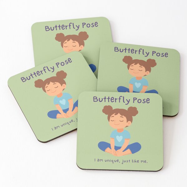 Item preview, Kids Yoga Butterfly Pose – Calm and Relaxed Mindfulness Design designed and sold by Adela80.