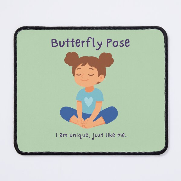 Item preview, Kids Yoga Butterfly Pose – Calm and Relaxed Mindfulness Design designed and sold by Adela80.