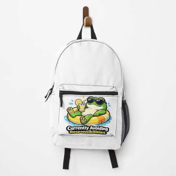 Item preview, Funny Frog Sticker Lazy Summer Procrastinator Gift designed and sold by Gentlestate.