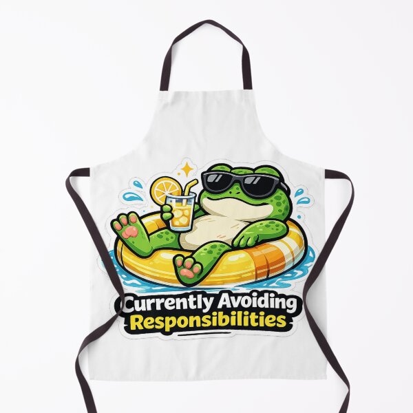 Item preview, Funny Frog Sticker Lazy Summer Procrastinator Gift designed and sold by Gentlestate.