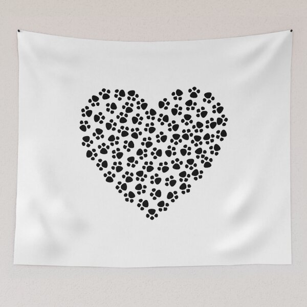 Item preview, Paw Print Heart Design Love Pet Lover designed and sold by OlyvieArt.