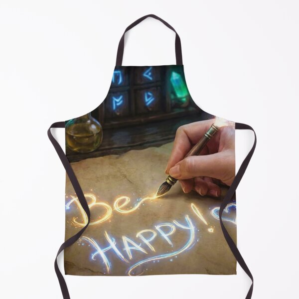 Item preview, Be Happy! Magical Writing Quill | Fantasy Spell Art designed and sold by MagicMood Creations.