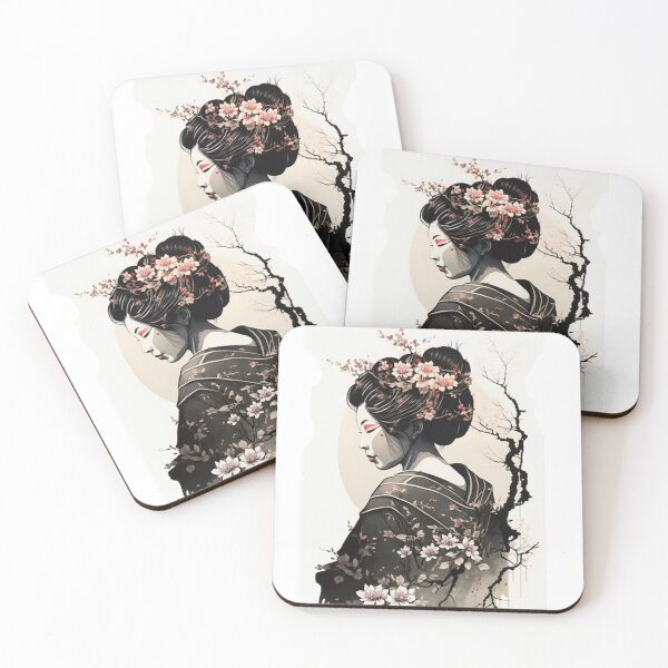 Item preview, Japanese Geisha Sakura Art designed and sold by HA-Design-Kunst.
