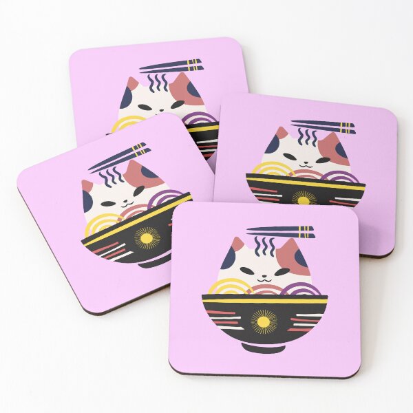 Item preview, Cat in Ramen Bowl designed and sold by IvysCreativityHouse.