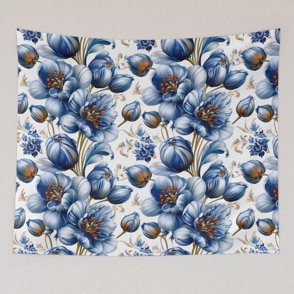 Item preview, Delft Blue Golden Tulip Garden designed and sold by House of Blue.