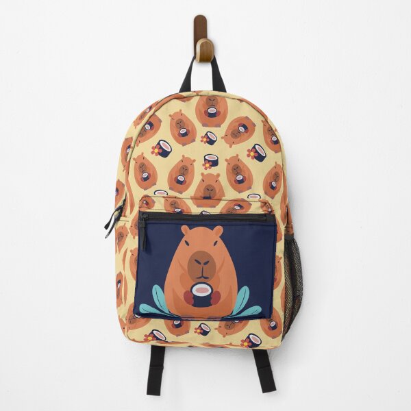 Item preview, Capybara Holding Sushi designed and sold by IvysCreativityHouse.