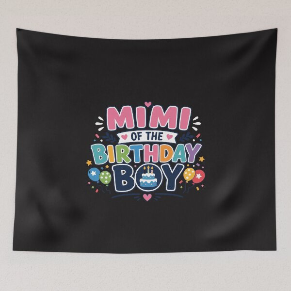 Item preview, Mimi of the Birthday Boy Cute Family Birthday Party Design designed and sold by kiralynstration.