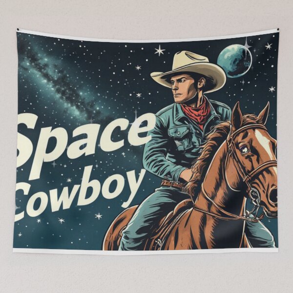 Item preview, Space Cowboy Milkyway designed and sold by fadeinkstudio.