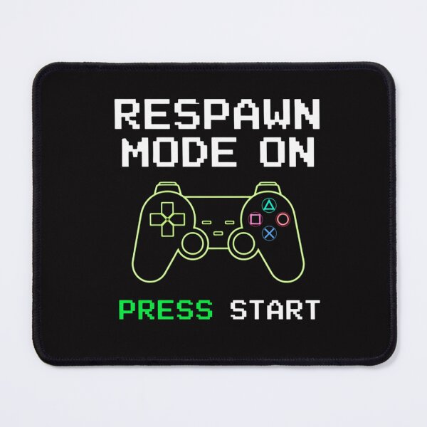 Item preview, Respawn Mode On Gamer Shirt | Press Start Gaming Quote Retro Pixel Controller Design designed and sold by Aedition.