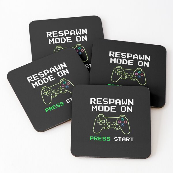 Item preview, Respawn Mode On Gamer Shirt | Press Start Gaming Quote Retro Pixel Controller Design designed and sold by Aedition.