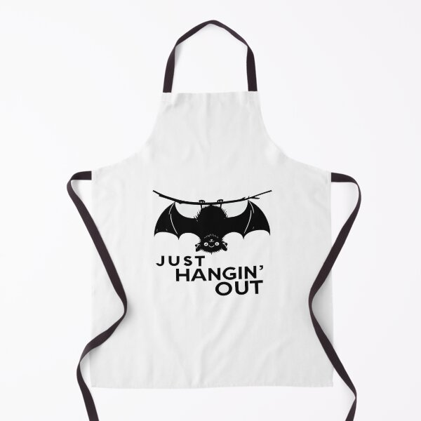 Item preview, Cute Bat “Just Hangin’ Out” – Funny Animal Graphic for Halloween, Humor & Aesthetic Apparel designed and sold by Bright Nest Studio.