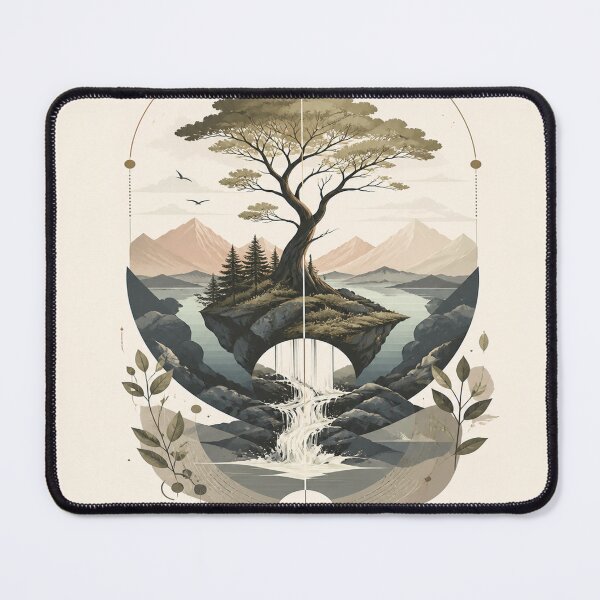 Item preview, Serenity Flow: Floating Island Harmony designed and sold by Sticleg.