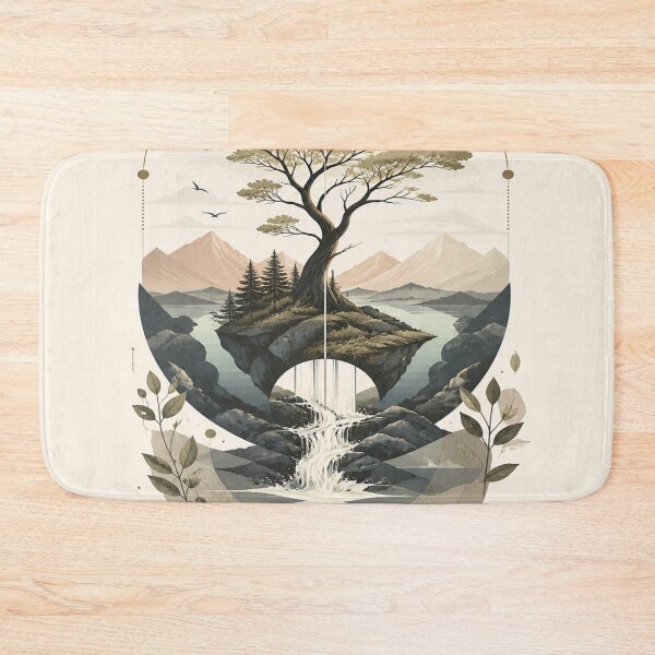 Item preview, Serenity Flow: Floating Island Harmony designed and sold by Sticleg.