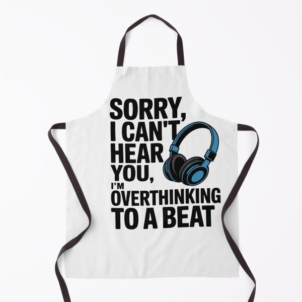 Item preview, Overthinking To A Beat | Bold Streetwear Music Quote designed and sold by Design_Your_Day.
