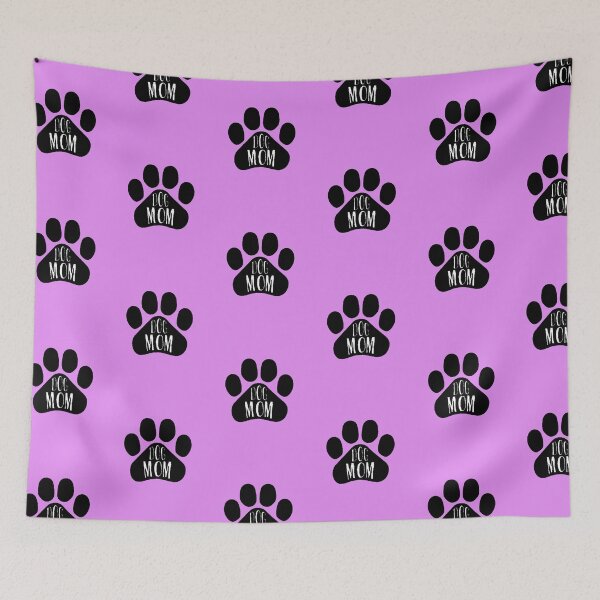 Item preview, Dog Mom, Paw Print, Black and White Silhouette designed and sold by AstronautMerch.