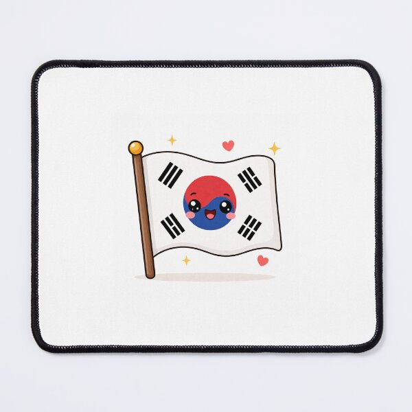 Item preview, Kawaii Korean flag designed and sold by Collection Touillette.