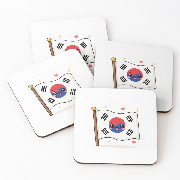 Item preview, Kawaii Korean flag designed and sold by Collection Touillette.