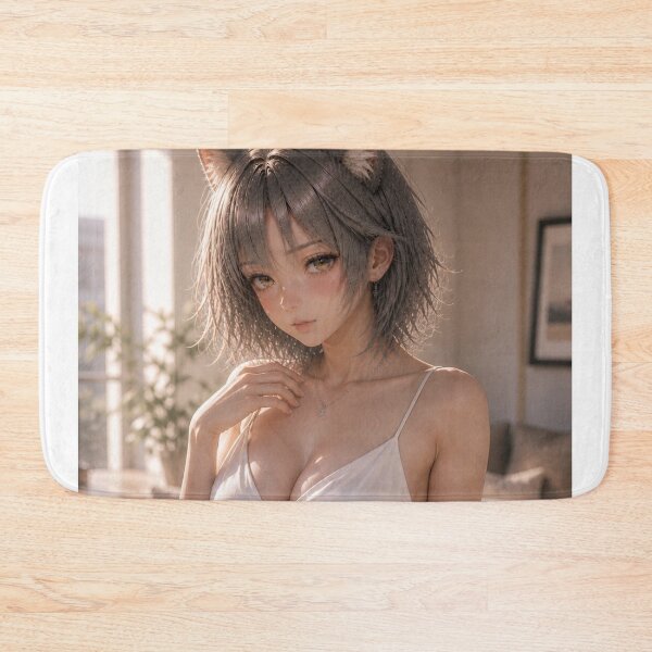 Item preview, Soft Light REI – Elegant Catgirl Portrait designed and sold by RinaWorksJP.