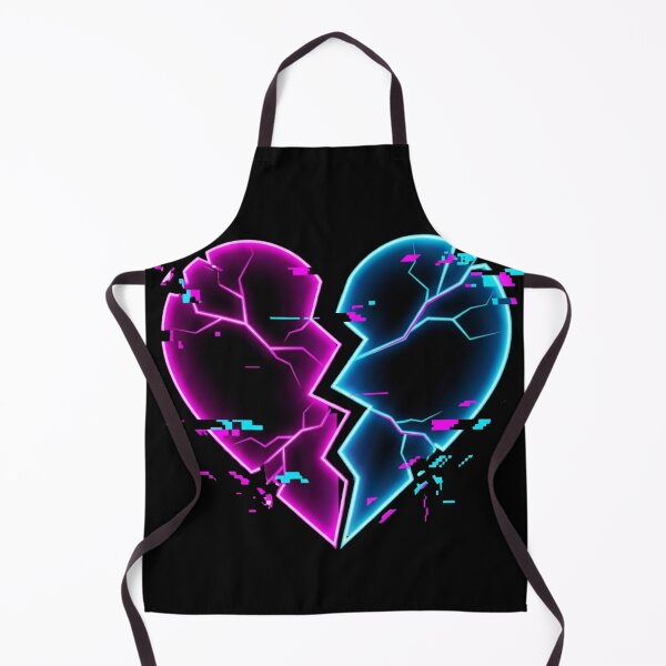 Item preview, Broken Neon Heart Symbol designed and sold by Stickersdevelop.
