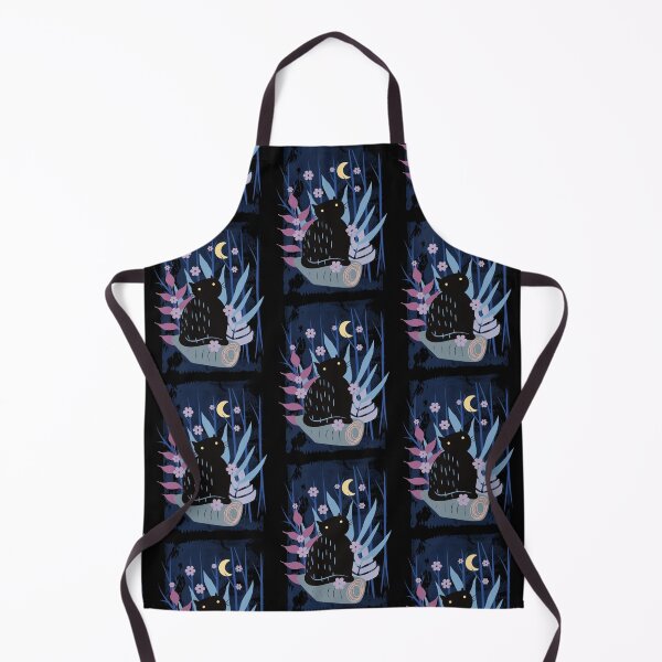 Item preview, Black Cat Woodland designed and sold by IvysCreativityHouse.