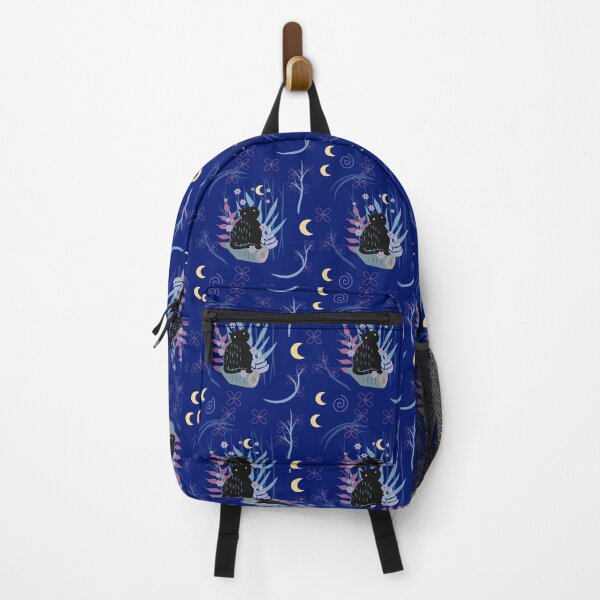 Item preview, Black Cat Woodland designed and sold by IvysCreativityHouse.