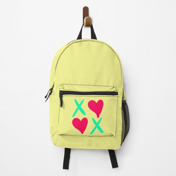 Item preview, XOXO Kisses and Hugs Hearts Aqua Green Magenta 90s designed and sold by AstronautMerch.
