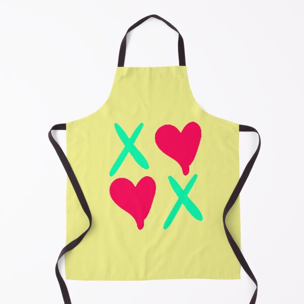 Item preview, XOXO Kisses and Hugs Hearts Aqua Green Magenta 90s designed and sold by AstronautMerch.
