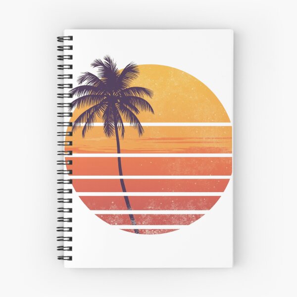 Item preview, Retro Summer Sunset – Vintage 70s Beach Illustration designed and sold by catcurio.