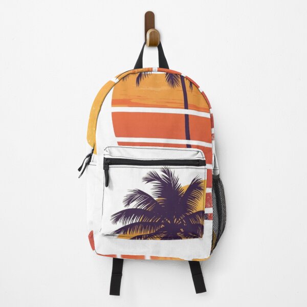Item preview, Retro Summer Sunset – Vintage 70s Beach Illustration designed and sold by catcurio.