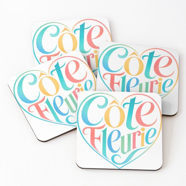 Item preview, Côte Fleurie Flowery Coast Heart designed and sold by Beyond Destinations.