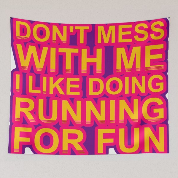 Item preview, Don'T Mess With I Like Doing Running For Fun designed and sold by TheIconSmith.