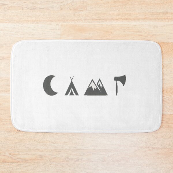 Artikelvorschau, CAMP Icon Design – Minimalistische Outdoor-Symbole für Camping-Fans, Abenteuerlustige und Naturliebhaber entworfen und verkauft von Bright Nest Studio.